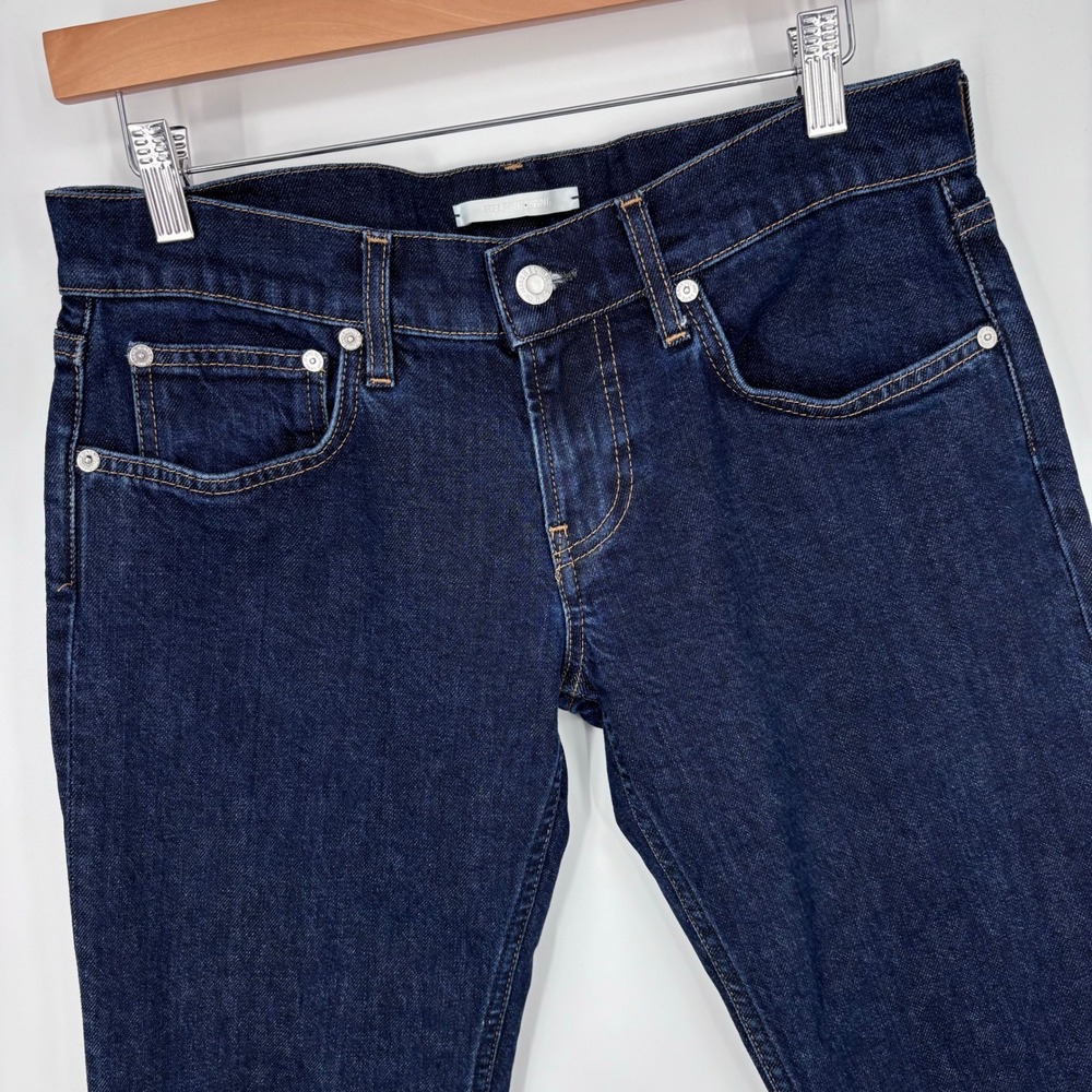 Helmut Lang Femme Lo Cigarette Jeans Women 28 Dark Wash Slim Straight Italy
